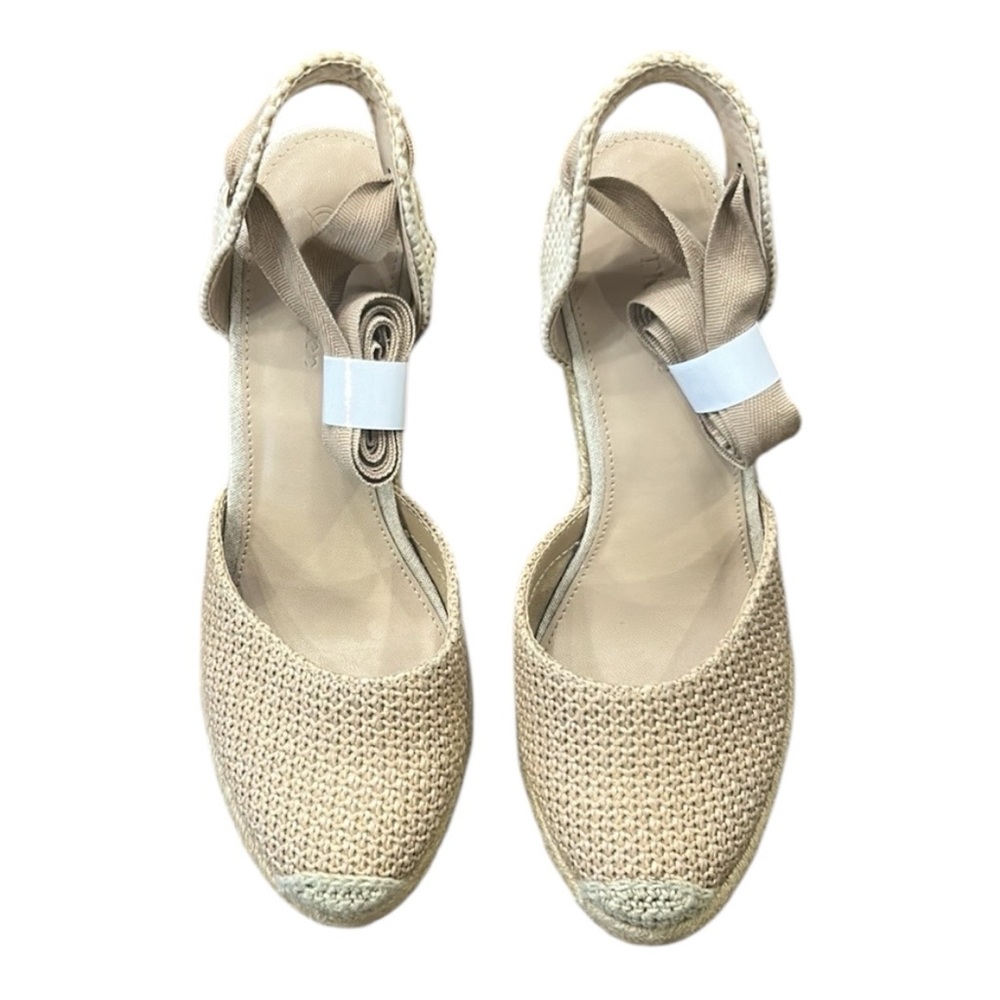 The Drop Women's Zuki Wedge Espadrille Sandals Tan Size 8 - Picture 10 of 14